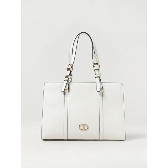 Twinset Marrone Poliuretano Woman Tote main image 0